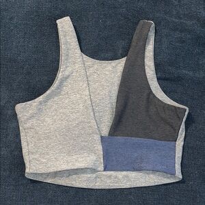 Outdoor Voices Grey Venus Crop Top